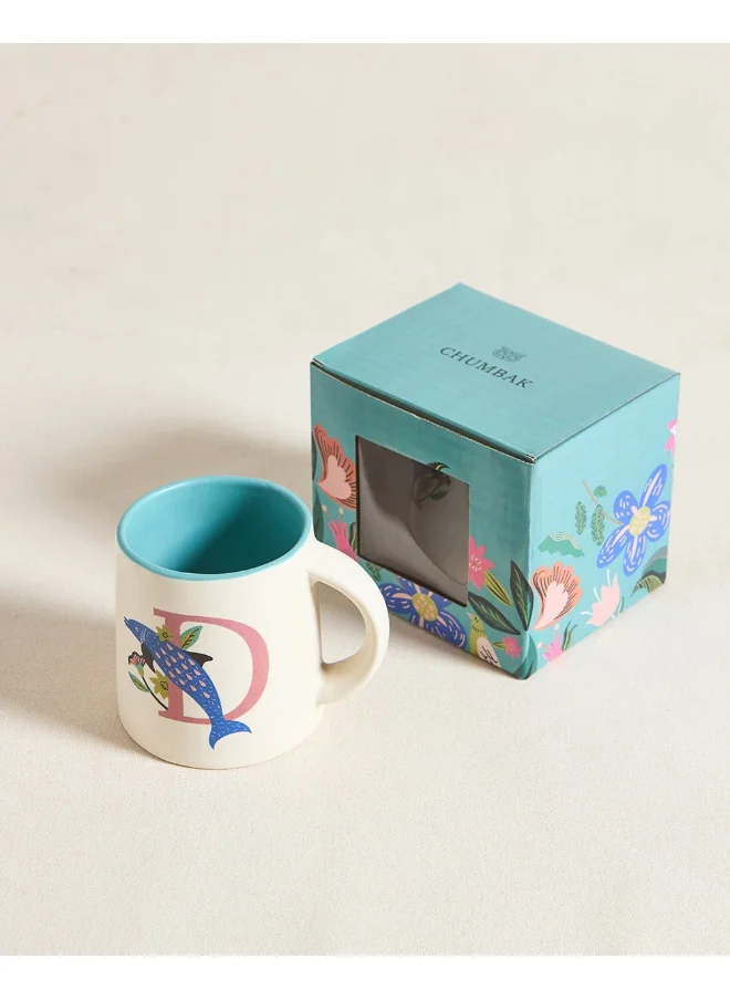 Chumbak Dolphin Alphabet Mug - D