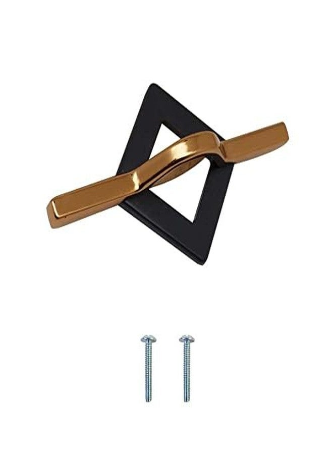 VOLO Cabinet Knob/Drawer Cabinet Knobs/Wardrobe Door Knobs/Cupboard Drawer Pull Handle/Kitchen Drawer Knob/Pulls (Knob_S-167) (Black/Rose Gold, 2) - Image 3