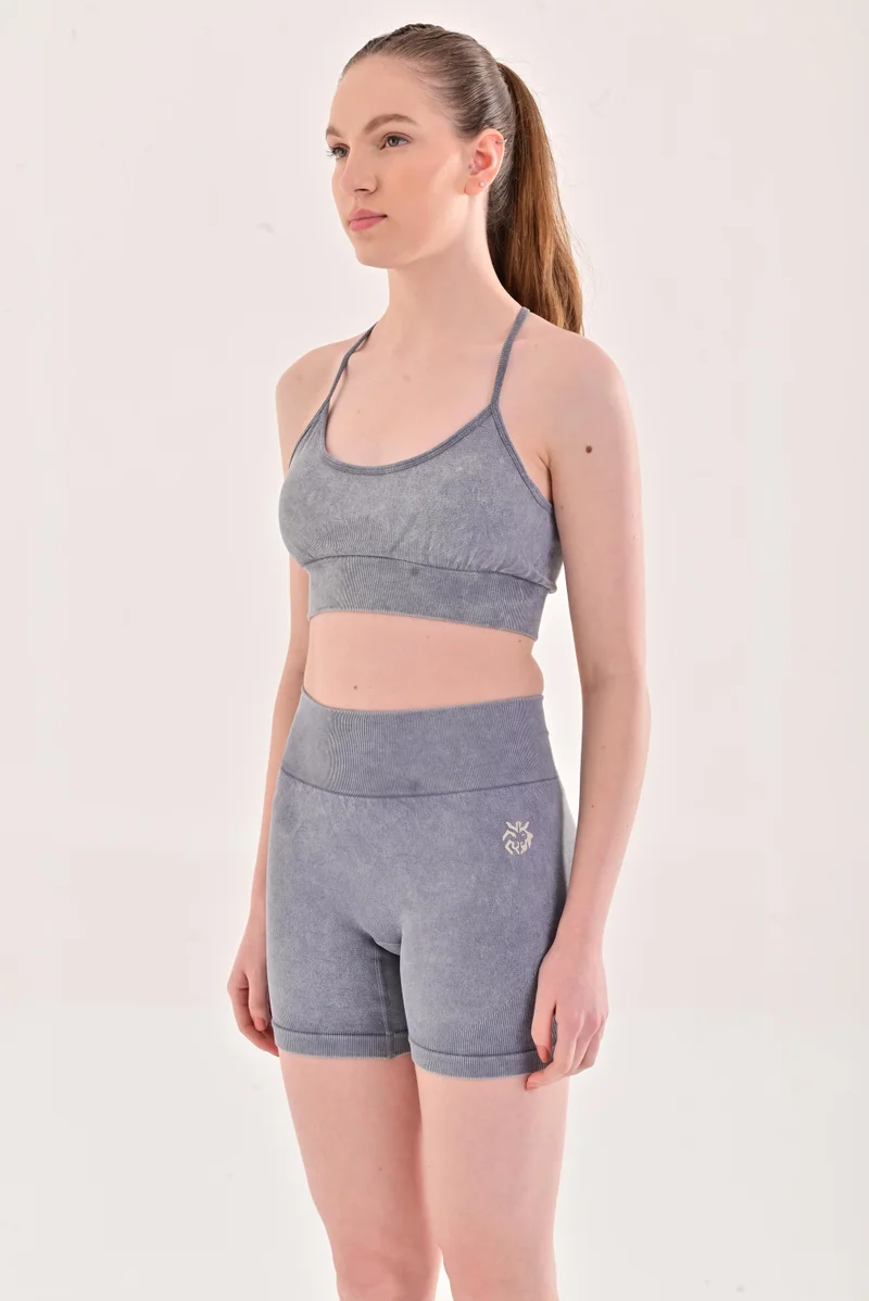 ESSO5 Stonewash Racerback Sports Bra