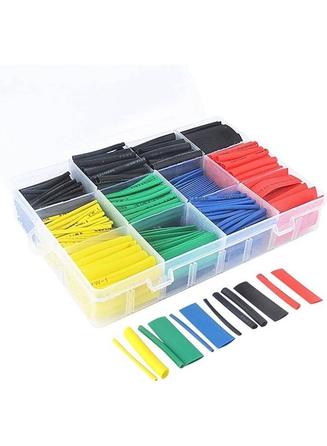 Taimi 50pcs/set Heat Shrink Tubing Insulation Shrinkable Tube Assortment Electronic - Image 1