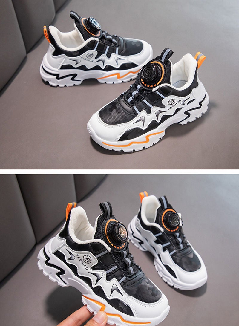 شاربدو أحذية رياضية للأطفال محبوكة أحذية رياضية شبكية أحذية جري خفيفة الوزن قابلة للتنفس للأطفال أزياء أحذية رياضية عارضة أحذية أطفال قابلة للتنفس - Image 2