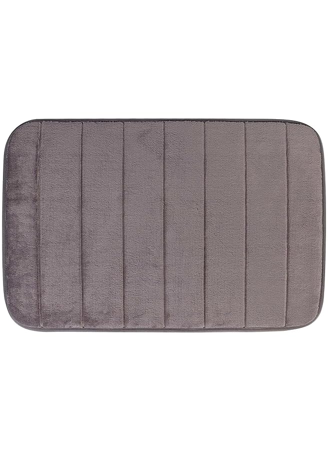 هوم برو سجادة حمام تابات رمادية 40×60 سم - Image 1