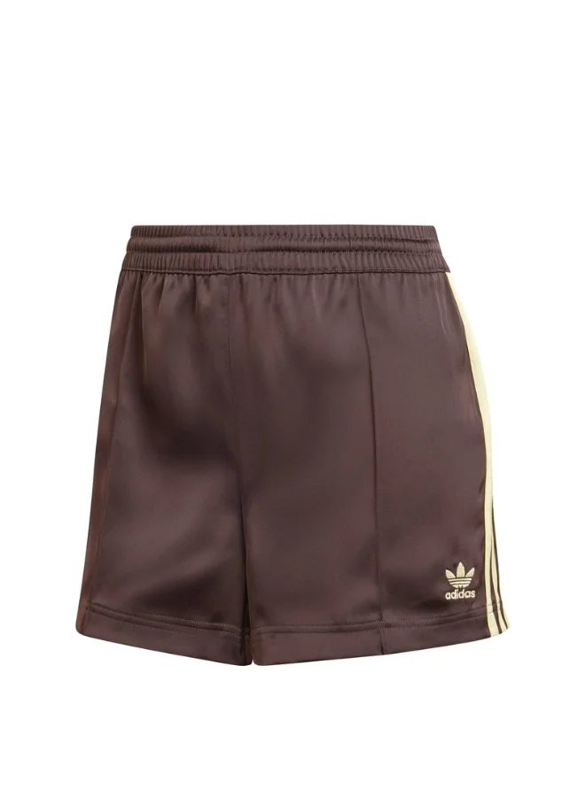 Adidas adidas 3S SATIN SHORT Brown Originals Women SHORTS