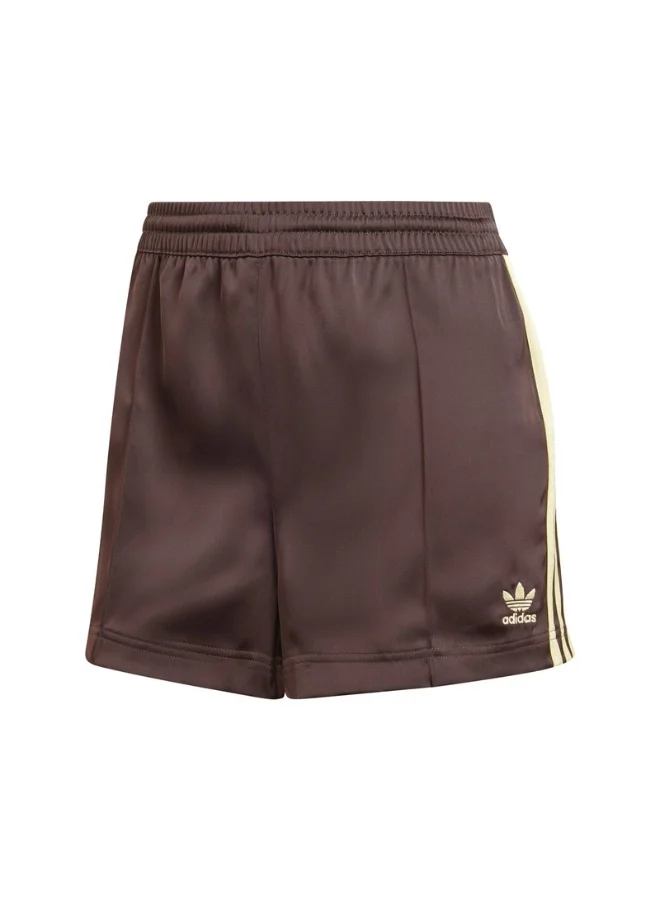 Adidas adidas 3S SATIN SHORT Brown Originals Women SHORTS