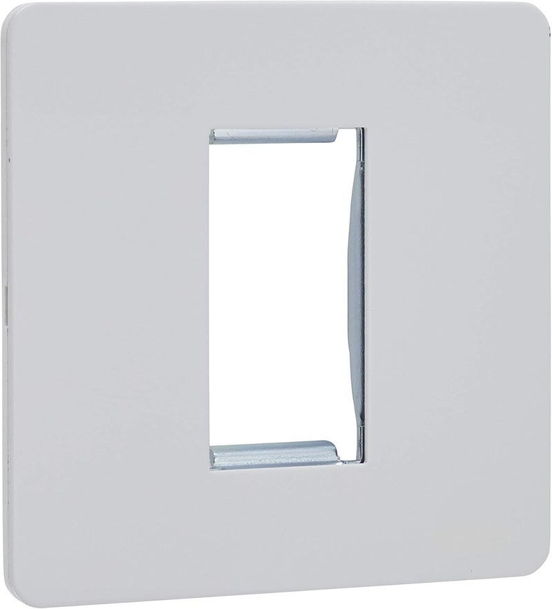 Schneider Electric Screwless Flat Plate - Single Euro Module - Image 1