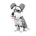 alltogetho Adorable Schnauzer Dog Building Blocks Toy Micro Mini Size Ideal for Pet Lovers and Great as Home Decor Gift - Image 2