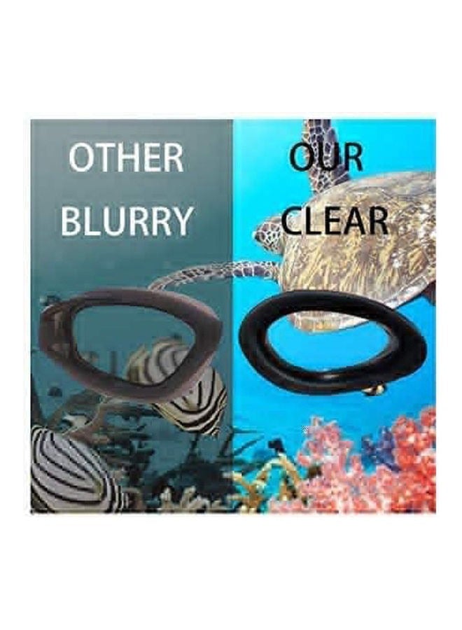 روك بو نظارات سباحة ROCK POW، نظارات سباحة عاكسة لا تتسرب، مضادة للضباب، حماية من الأشعة فوق البنفسجية، عدسات رؤية واسعة، نظارات سباحة ثلاثية مع حقيبة حماية مجانية، مجموعة نظارات سباحة مقاومة للماء 4 في 1 مع قبعة سباحة، سدادات أنف، سدادات أذن للبالغين والرجال والنساء والشباب والأطفال، وردي - Image 5