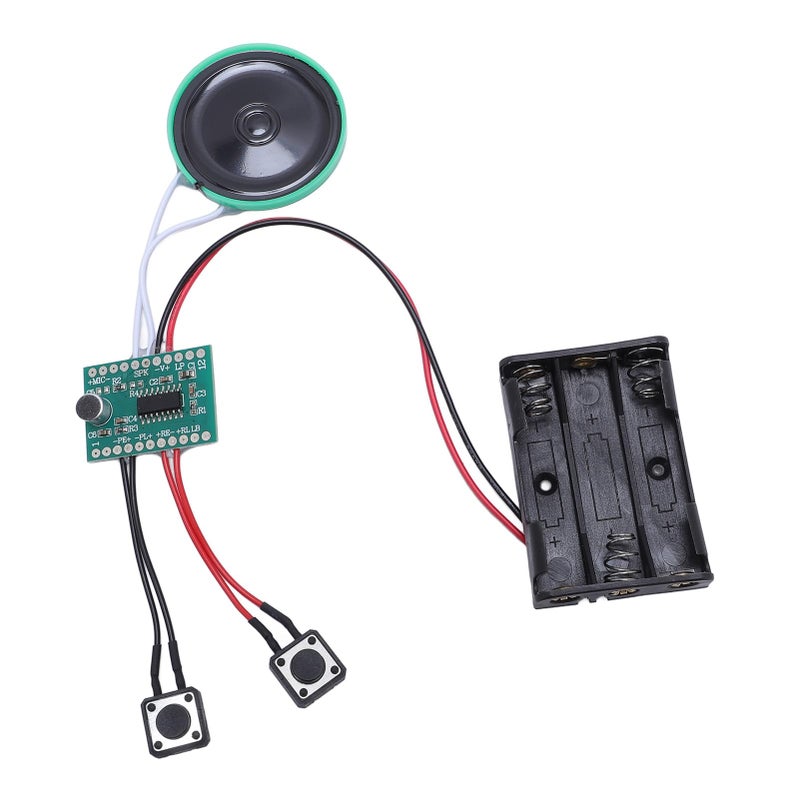 Sound Recorder Module with Speaker 4 Minutes Recording for Greeting Cards Crafts ABS Material - Image 2