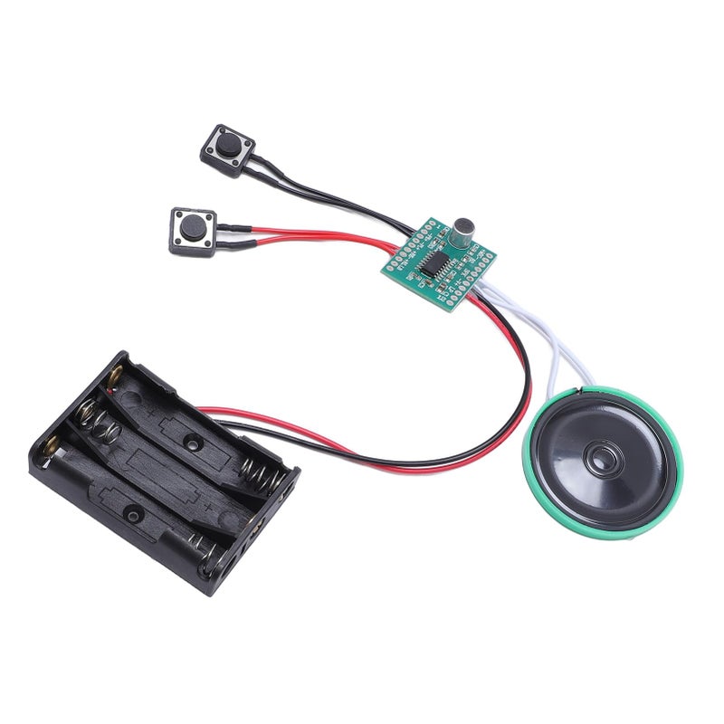 Sound Recorder Module with Speaker 4 Minutes Recording for Greeting Cards Crafts ABS Material - Image 3