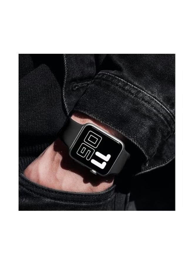 Sport Silicone Band Compatible with Apple Watch 38mm/40mm/41mm/42mm Classic Soft Replacement Strap Applicable to iWatch Series 11/10/9/8/7/6/5/4/SE/SE2/SE3 - Image 4