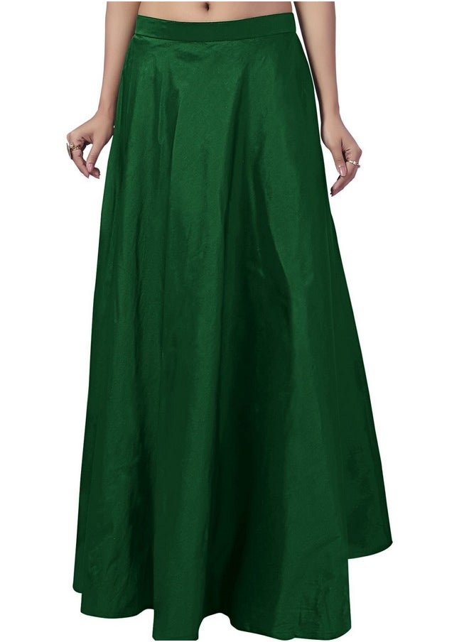 Studio Shringaar Women's Maxi Readymade Tafetta Skirt Lehenga (Free Size, Green) - pzsku/Z84555077B7A6F29892F7Z/45/_/1740117630/8ae7cf4f-4d18-4e1a-8c2f-c066d97e7124