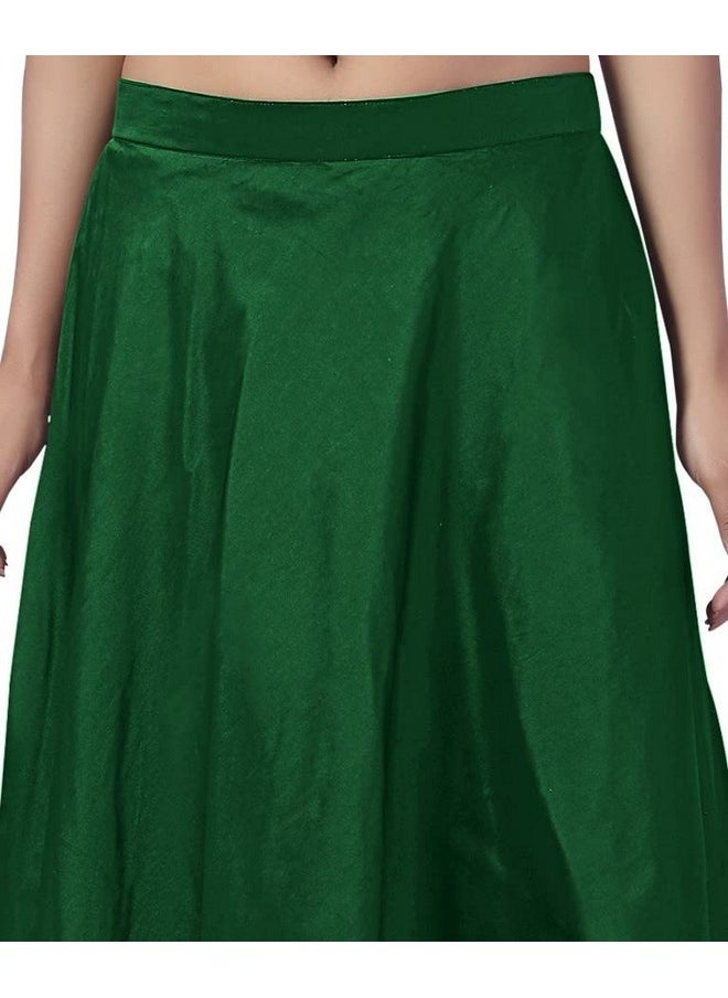 Studio Shringaar Women's Maxi Readymade Tafetta Skirt Lehenga (Free Size, Green) - pzsku/Z84555077B7A6F29892F7Z/45/_/1740117632/c9dc2c43-44c4-480b-ba16-b0a9afe19d24