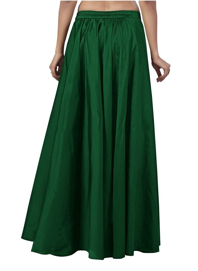 Studio Shringaar Women's Maxi Readymade Tafetta Skirt Lehenga (Free Size, Green) - pzsku/Z84555077B7A6F29892F7Z/45/_/1740117634/a89a6335-bfc1-45a7-86d5-97e1a1a49571