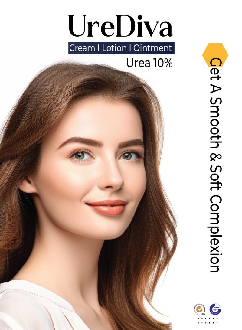 Diva يوريديفا يوريا 10% وحمض اللاكتيك كريم موضعي للبشرة الجافة 100 جم - Image 4