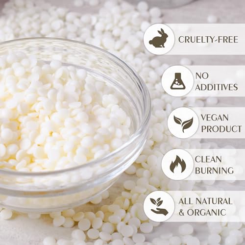Waxcanpy Soy Wax, Waxcanpy Natural Candle Wax, Organic Soy Wax for Candle Making from Farm, No Additives, Harmless and Pure (0.5lb) - Image 3