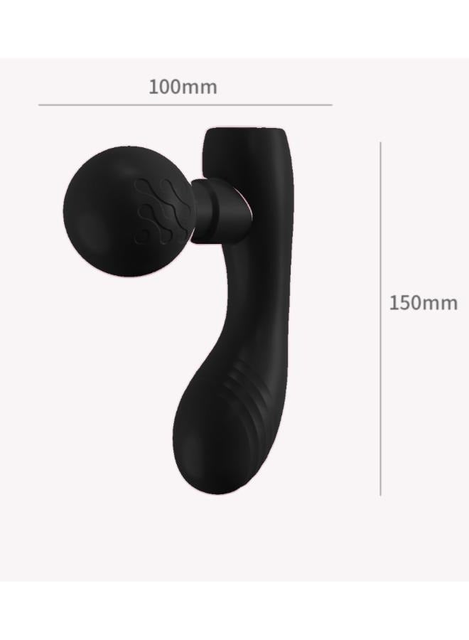 Wireless Electric Handheld Double-head Massager Silent Massager Waist Back Fascia Gun for Fatigue Relief Massage Gun - Image 2