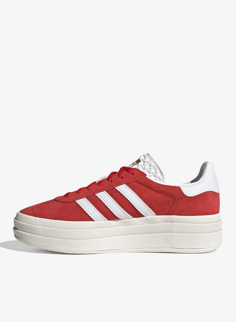 adidas Originals RED/FTWWHT/GOLDMT adidas GAZELLE BOLD W Red Originals Women Shoes for Women | Best Price UAE