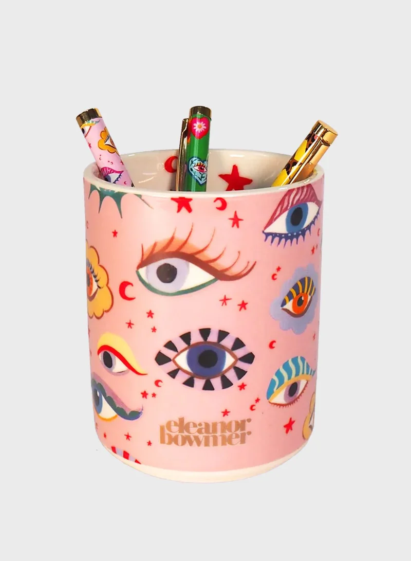 eleanor bowmer Eye Print Ceramic Pen Pot