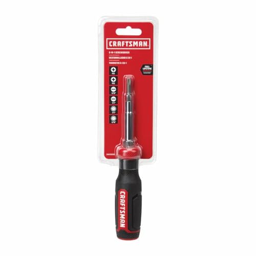 CRAFTSMAN Screwdriver with 6 Multi-Bits, Store Extra Bits in Handle (CMHT68000) - Image 1