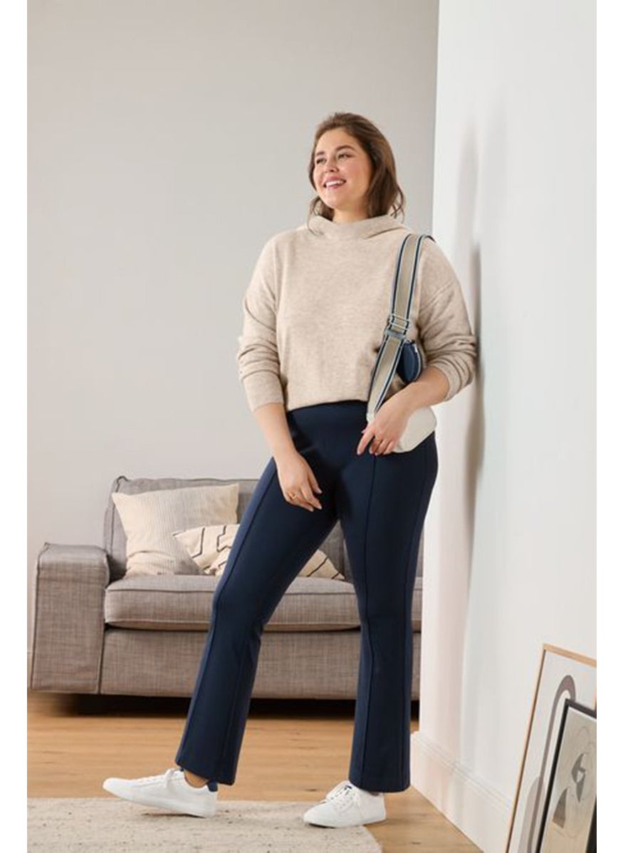 Tchibo Women Hooded Textured Sweater, Molted Cream  - Image 1