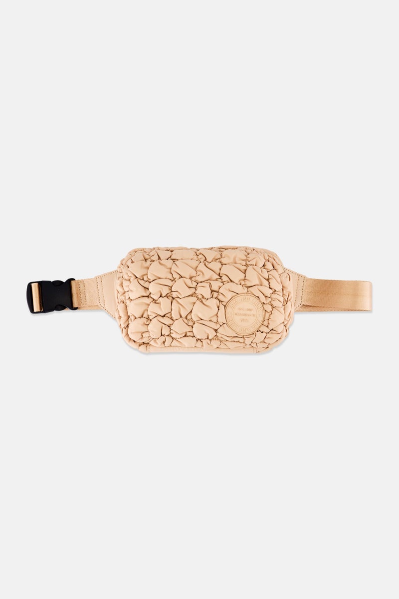 Sam And Libby Women Quilted Fanny Pack, Tan - Image 1