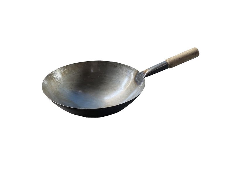 HIKEN Mild Steel MS Chinese Wok for Home Hotel Size 145inch 13KG - Image 1