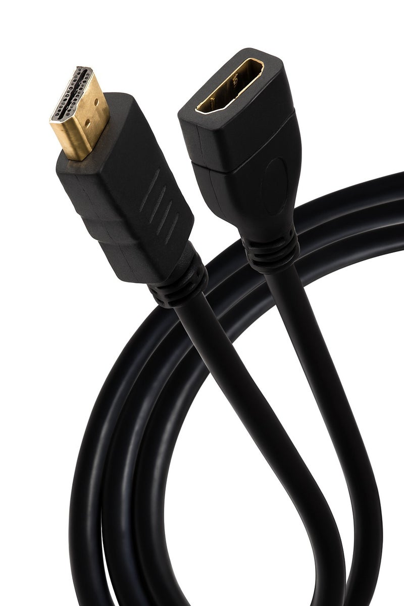 FUJISHKA HDMI Male to HDMI Female Extension High Speed with Ethernet Cable 1.5M - Image 1