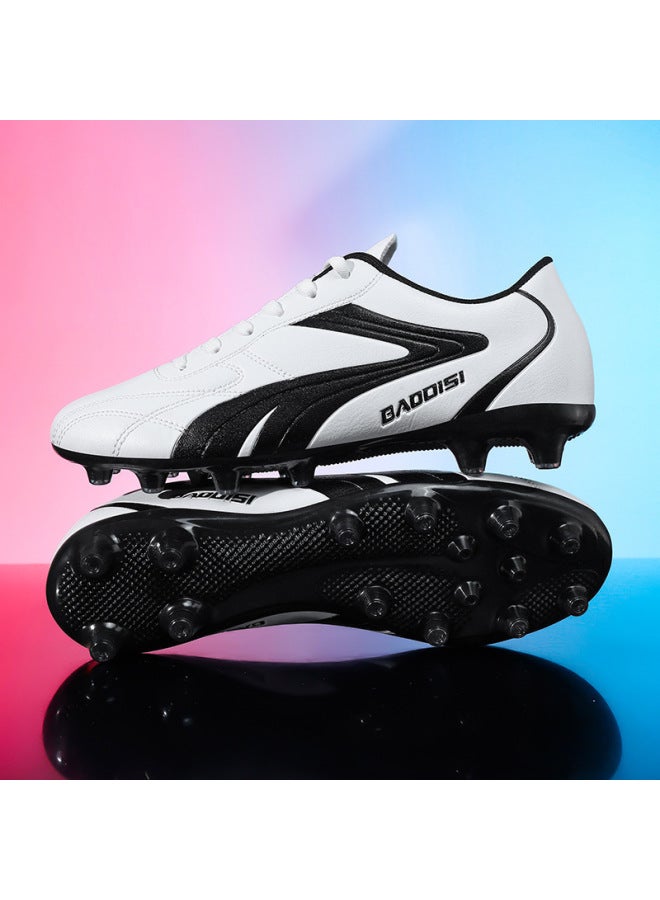 New Anti-slip Spiked Adult Football Shoes For Men And Women, Professional Training Children's Soccer Shoes, Low-top Youth Sports Shoes