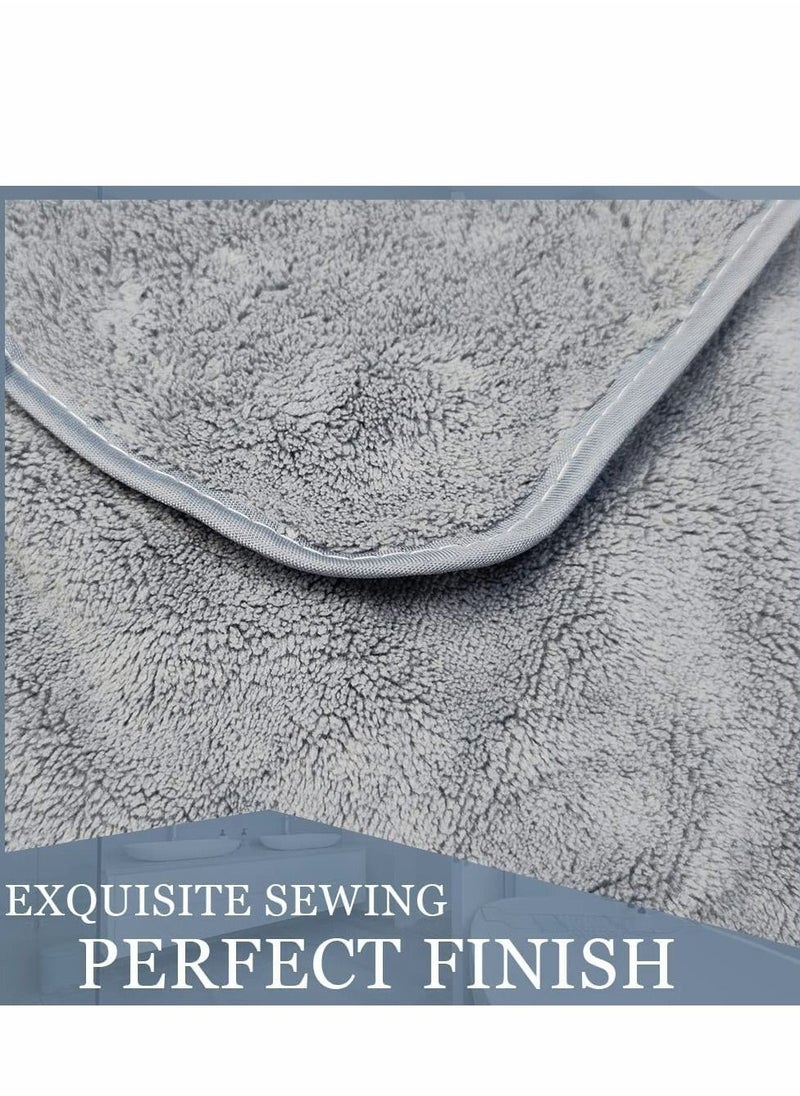 Excefore - 5 Pcs Bow Hand Towels with Hanging Loop, 100% Microfiber Coral Fleece Hanging Band Towel, Ultra Soft, Highly Absorbent and Quick Drying for Bathroom, Kitchen and Spa, Machine Washable (5 Colors) - Image 1