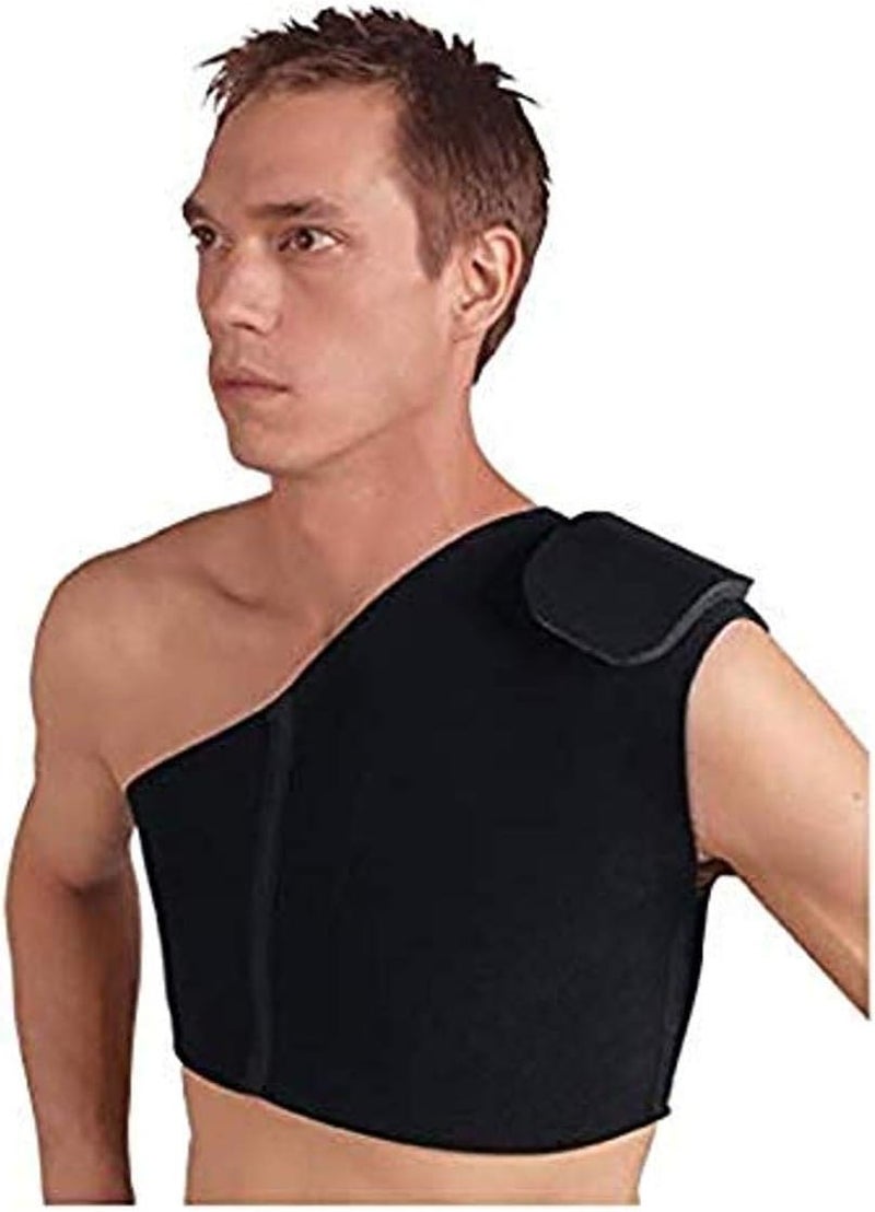 Sully AC with Pad, Maximum Comfort Shoulder Stabilizer, Designed to Fit Either Right or Left Shoulder, Large