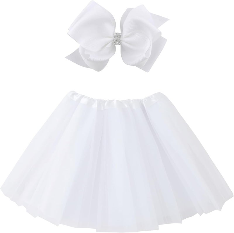 Jastore Girls Layered Stars Sequins Tutu Skirt Princess Ballet Dance Dress for 2-8 Years - Image 1