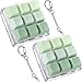 Axlksia Keyboard Fidget Toy Fidget Clicker Keyboard Fidget Keychain Button Fidget Gifts for Adults to Relieve Stress and Pass Time 2 Pack J - Image 2