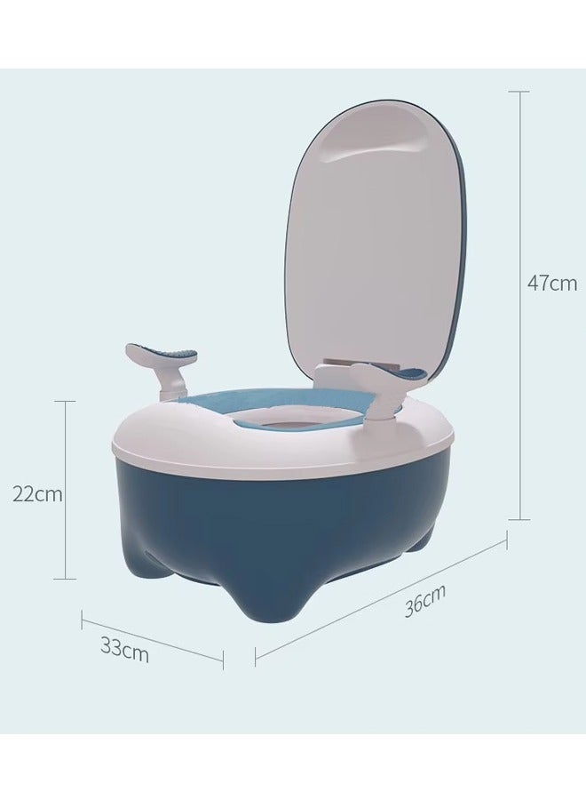 Optico Baby Potty Training Seat Potty Toilet Trainer with Handles, Toddler Kids Potty Chair with High Back Support, Portable Toilet Seat Kid Boys Girls for Indoor and Outdoor - Image 2