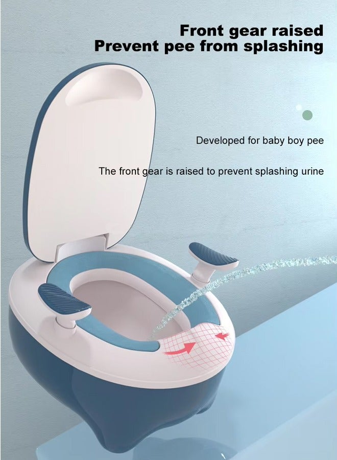 Optico Baby Potty Training Seat Potty Toilet Trainer with Handles, Toddler Kids Potty Chair with High Back Support, Portable Toilet Seat Kid Boys Girls for Indoor and Outdoor - Image 4