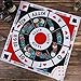 Medikaison Michigan Rummy Board Game Set Tripoley Game Felt Mat Foldable Family Original Combination of Joker RummyHearts and Poker Includes 2 Decks of Cards and 200 Numbered Poker Chips - Image 4