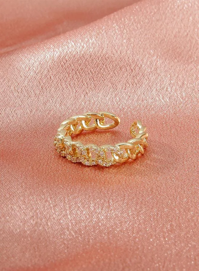 Take Two Gold Embellished Ring