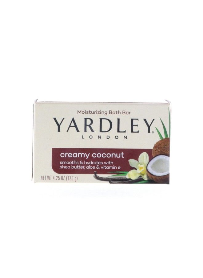 London Creamy Coconut Moisturizing Bath Bar 4.25 Ounce 2 Count (Pack Of 4) Total 8 Bars
