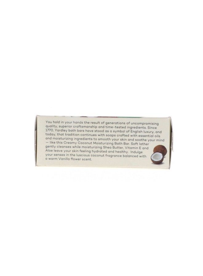 London Creamy Coconut Moisturizing Bath Bar 4.25 Ounce 2 Count (Pack Of 4) Total 8 Bars