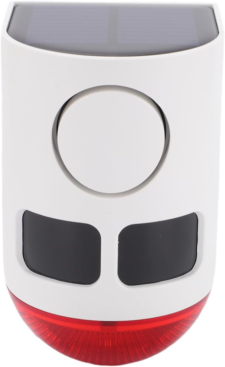 HEEPDD Solar Motion Sensor Alarm, ABS Material, 129dB Sound, MultiMode Outdoor Security for Yard Farm Garden Landscape Aquaculture - Image 2