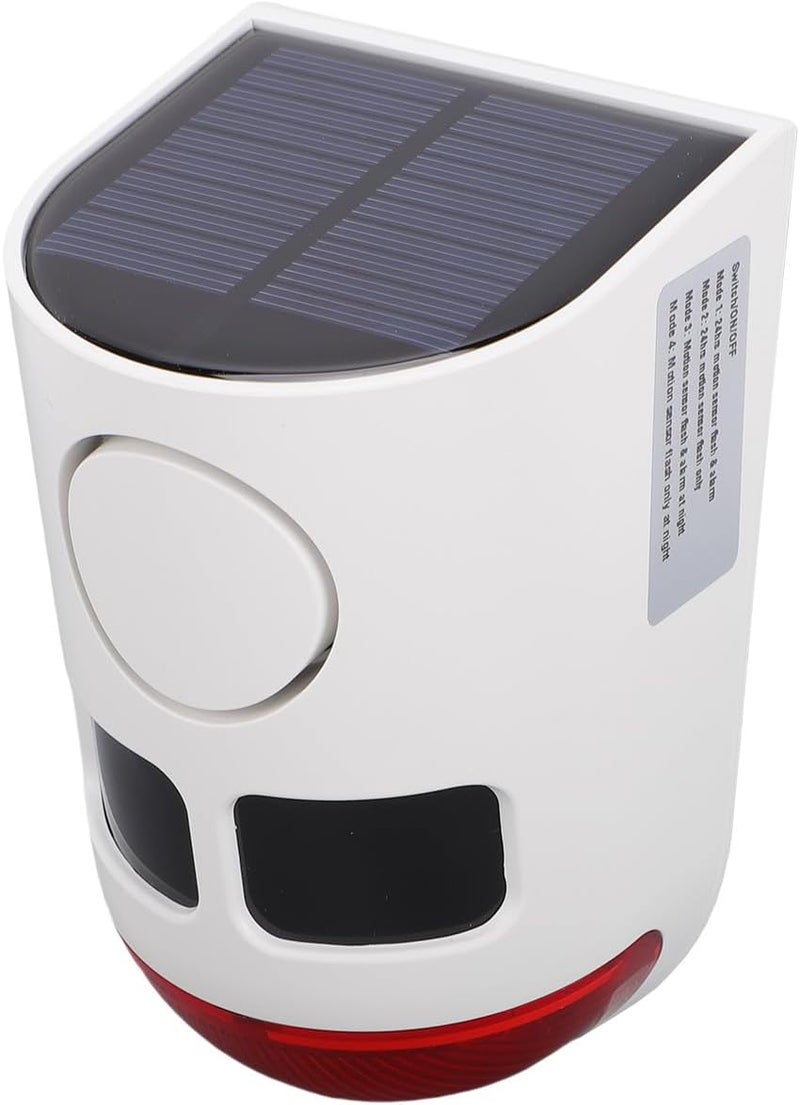 HEEPDD Solar Motion Sensor Alarm, ABS Material, 129dB Sound, MultiMode Outdoor Security for Yard Farm Garden Landscape Aquaculture - Image 3