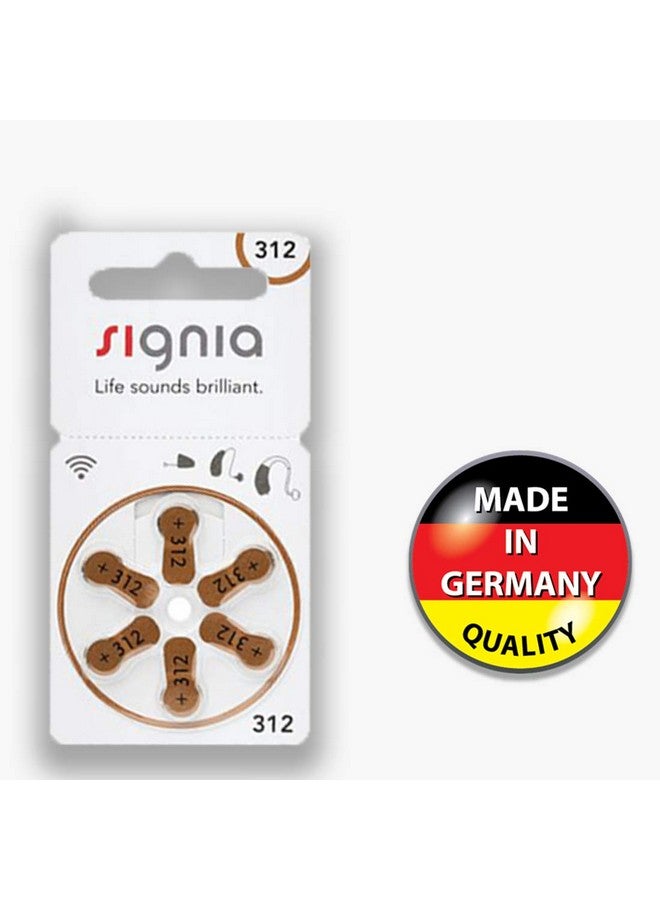Signia بطاريات Signia Premium Hearing Aid ذات الأداء الطويل الأمد، مقاس 312-Hear.com، (عبوة من 60 بطارية) - Image 4