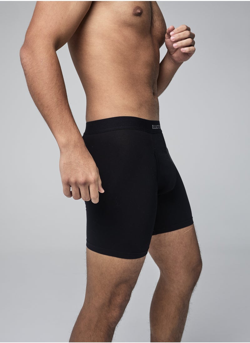 Elliot Martin Elliot Martin Men's x3 Pack Cotton Boxer Briefs Assorted Colors Comfortable Underwear  - Image 4