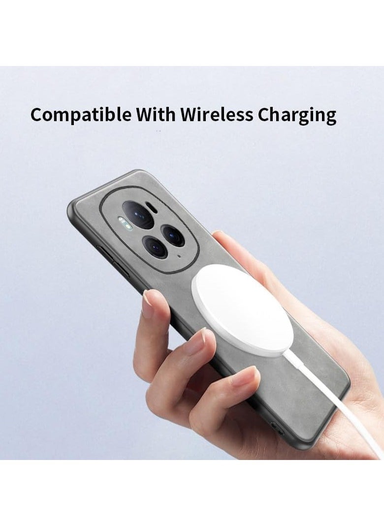 General Case Compatible with Honor Magic 6 Pro Case with Magnetic 360° Kickstand Case, Multi-Function Case Leather Shockproof TPU Protective Heavy Duty Phone Case  - Image 5