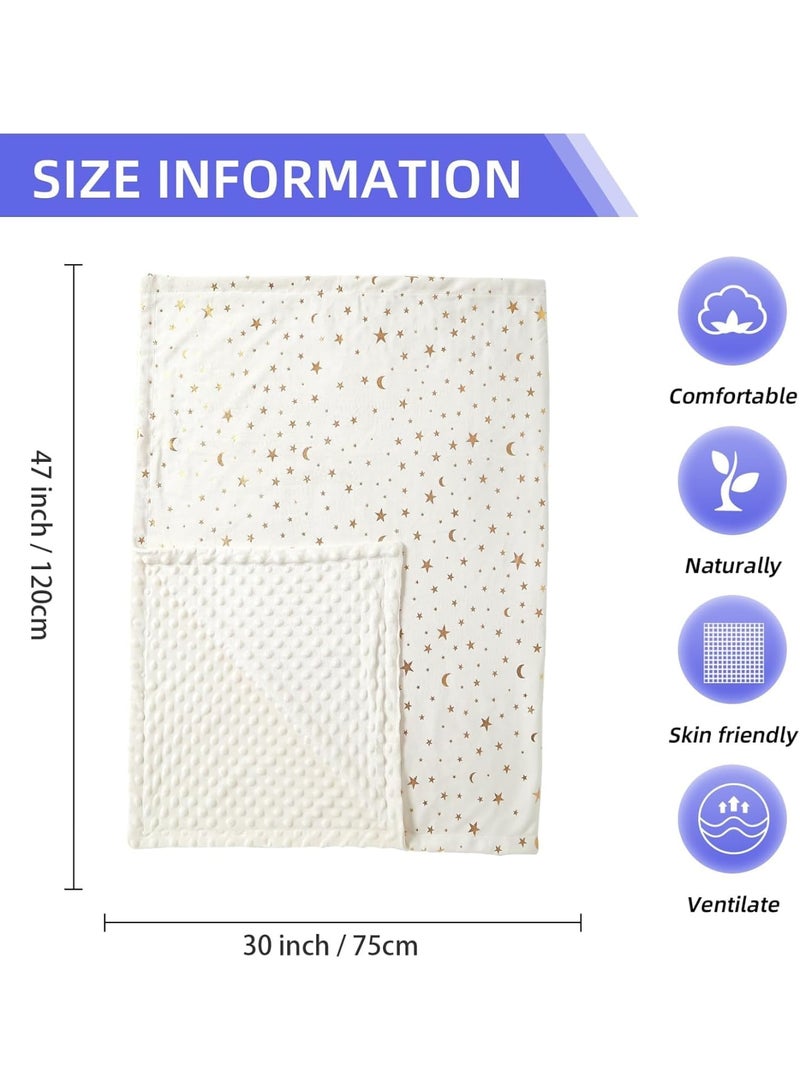 Barakah Baby Blanket, Ultra Soft Double Layer Minky Nursery Receiving Blanket, Lightweight Cozy Swaddle for Newborns and Infants, Perfect for Crib Stroller or Nap Time, Shower Gift 75 x 120 cm - Image 4