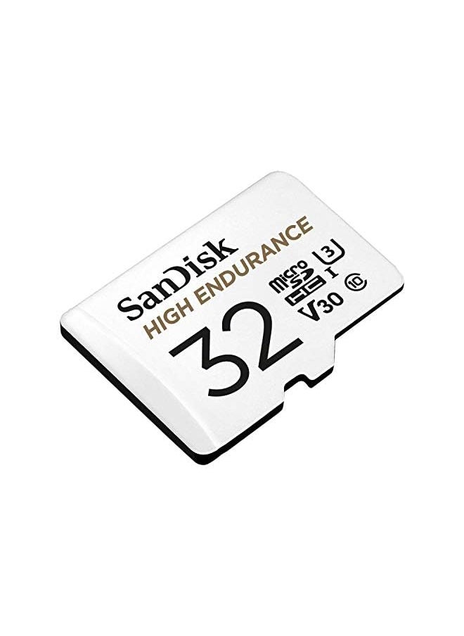 32Gb High Endurance Video Microsdhc Card With Adapter For Dash Cam And Home Monitoring Systems - C10, U3, V30, 4K Uhd, Micro Sd Card - Sdsqqnr-032G-Gn6Ia
