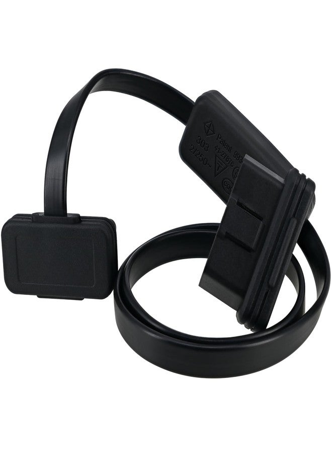 Yeebline OBDII 16 Pin Extension Cable with Switch, 0.6M/2Ft OBD-II OBD2 90 Degree Right Angle 16 Pin Auto Car Male to Female Flat Cord Diagnostic Extender Adapter - Image 4