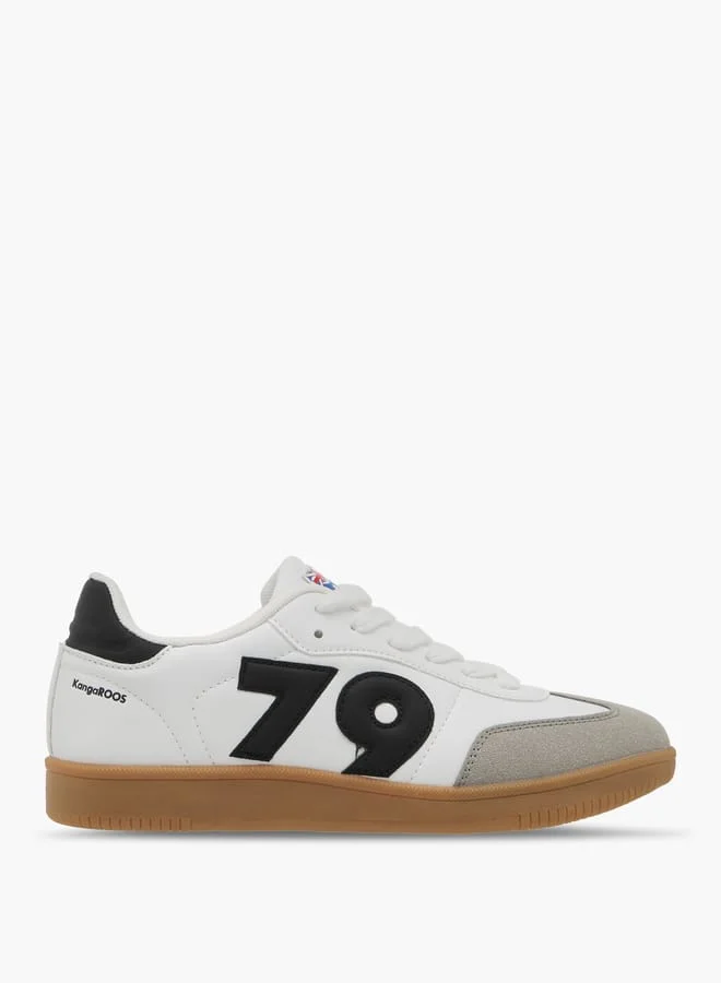 kangaROOS Men's Applique Detail Sports Shoes With Lace-Up Closure
