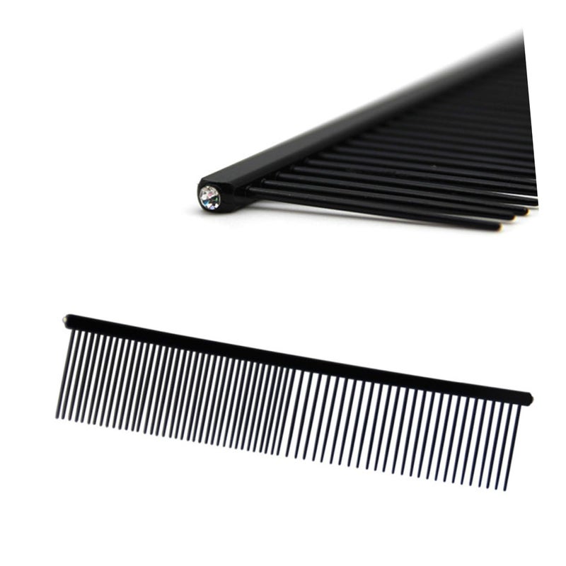 Stainless Steel Pet Grooming Comb Tapered Round Head for All Dog Cat Breeds - Image 4