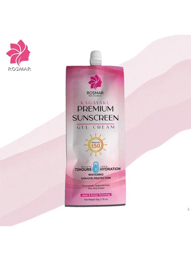 ROSMAR Kagayaku Premium Sunscreen Gel 50g - Image 1