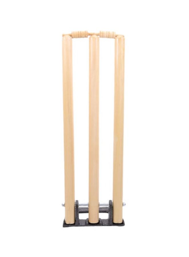Generic Cricket Stumps With Spring Stand 28inch  - Image 1